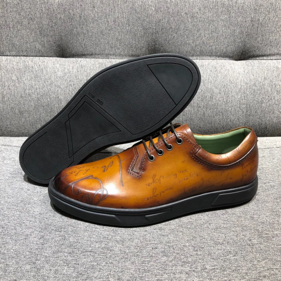 Luxury official website synchronizes Italian imported leather leather hand-polished Oxford shoes