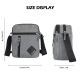 2022Men's Messenger Bag Crossbody Shoulder Bags Men Small Sling Pack For Work Business Waterproof Oxford Packs Satchel Purse